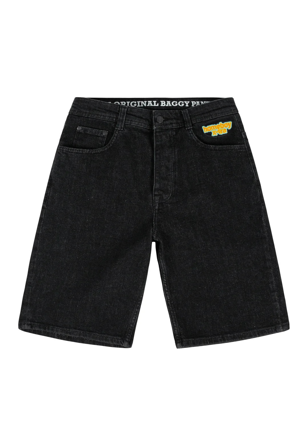 X-TRA BAGGY SHORT WASHED BLACK