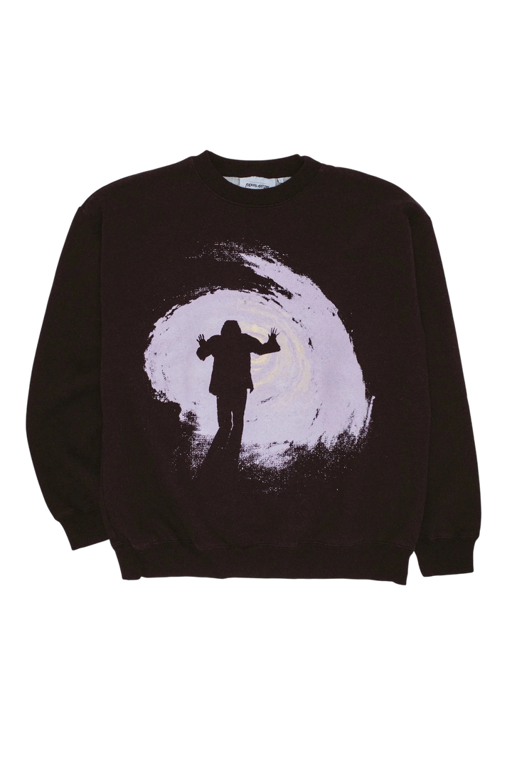 TUNNEL VISION CREWNECK BLACK