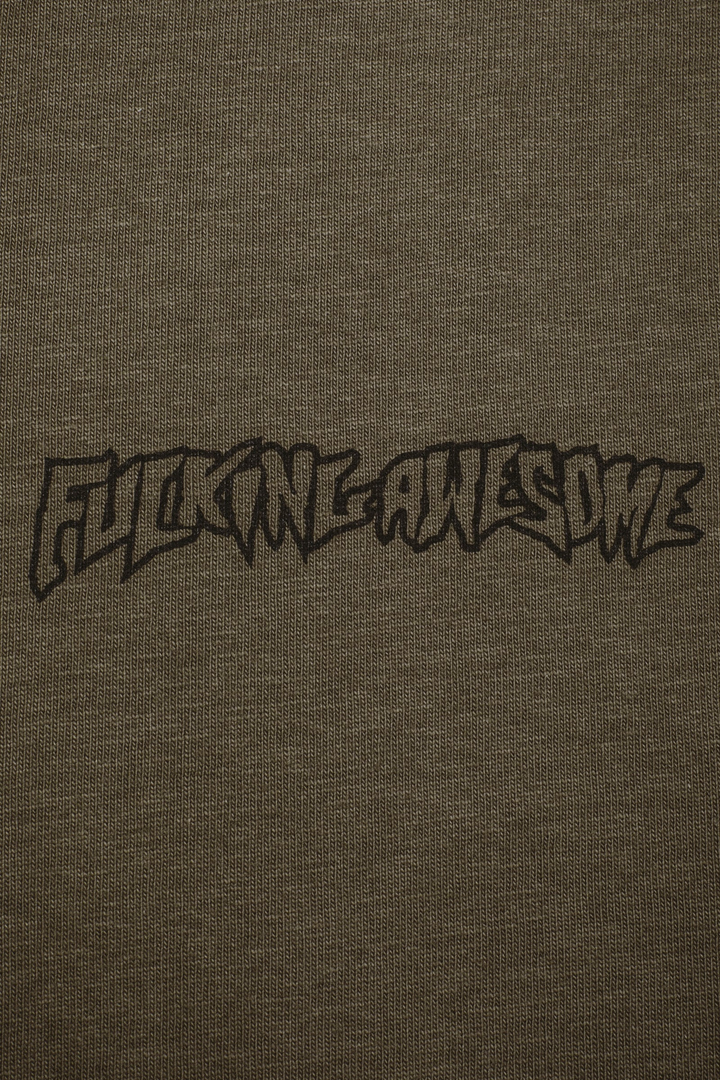 A BROKEN SYSTEM TEE OLIVE