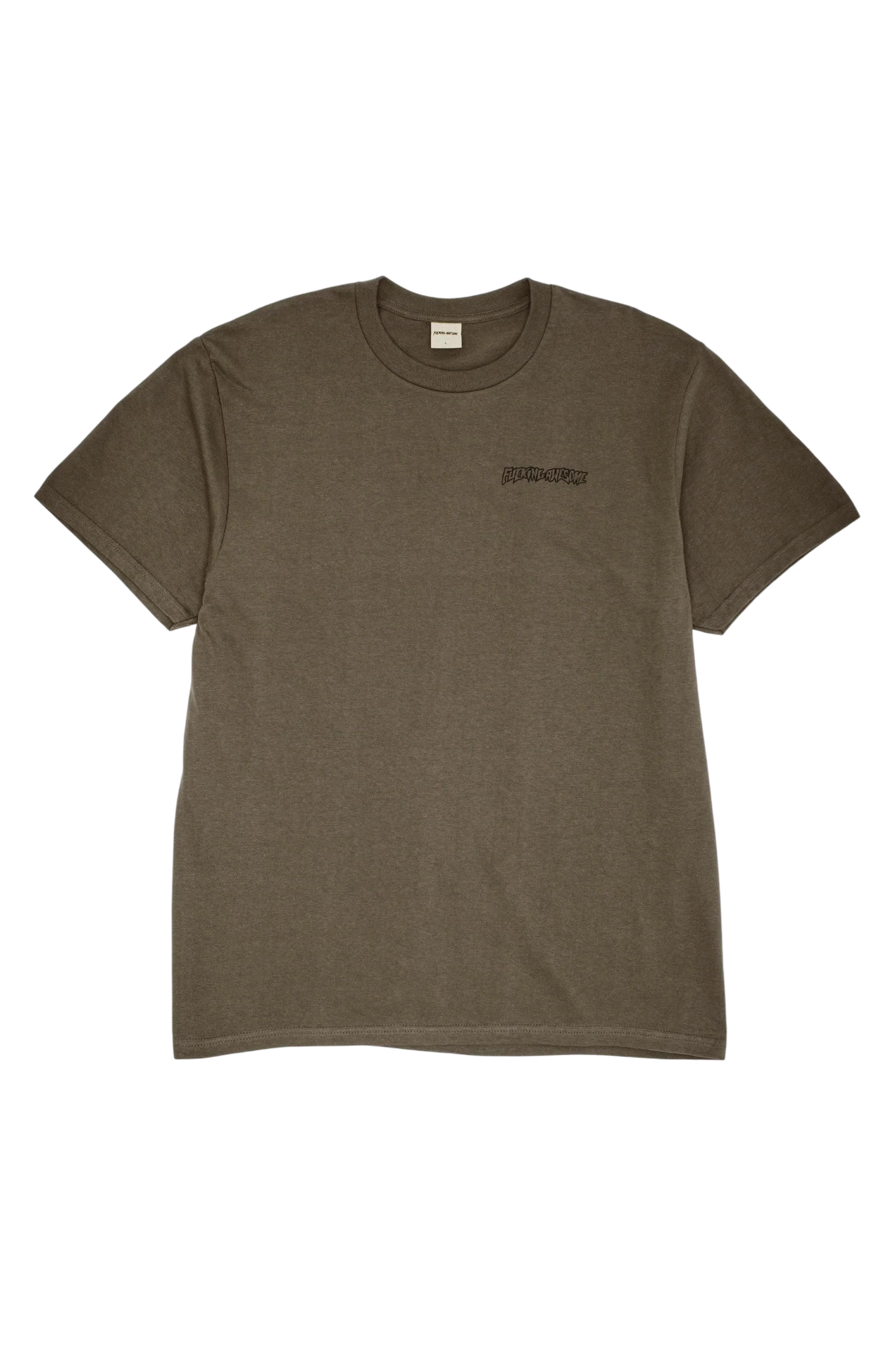 A BROKEN SYSTEM TEE OLIVE