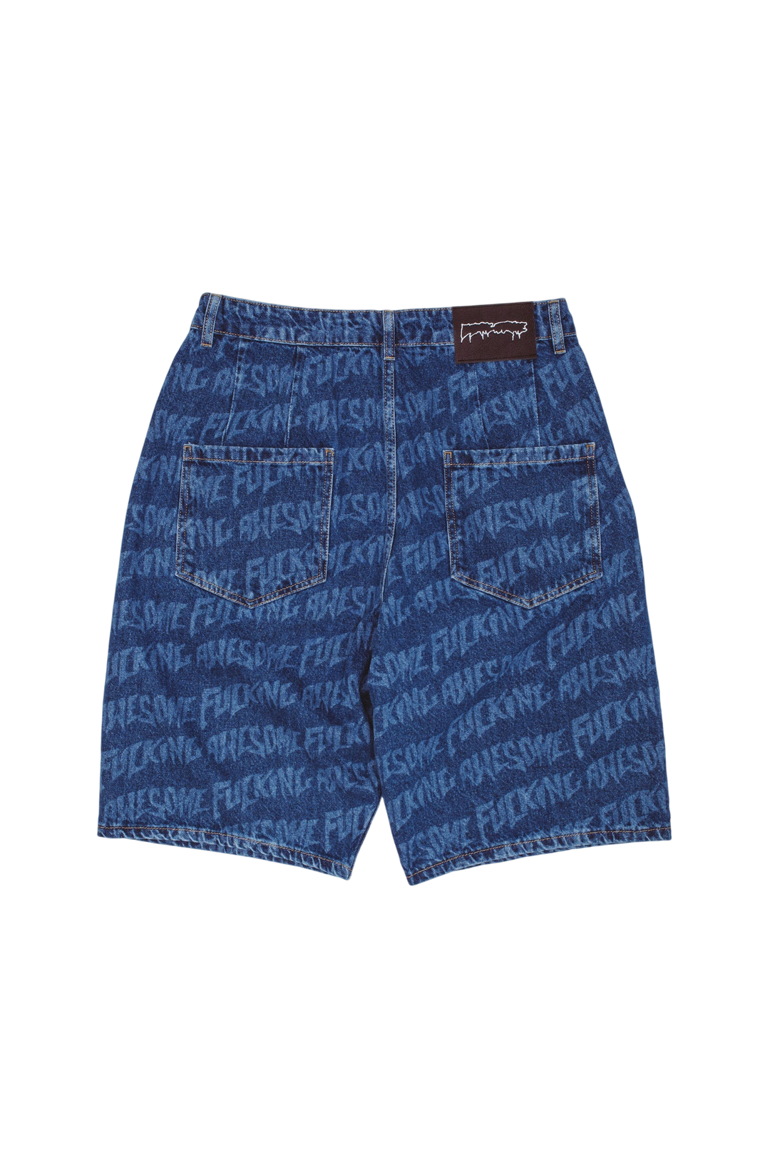 BAGGY LASER STAMP SHORTS BLUE