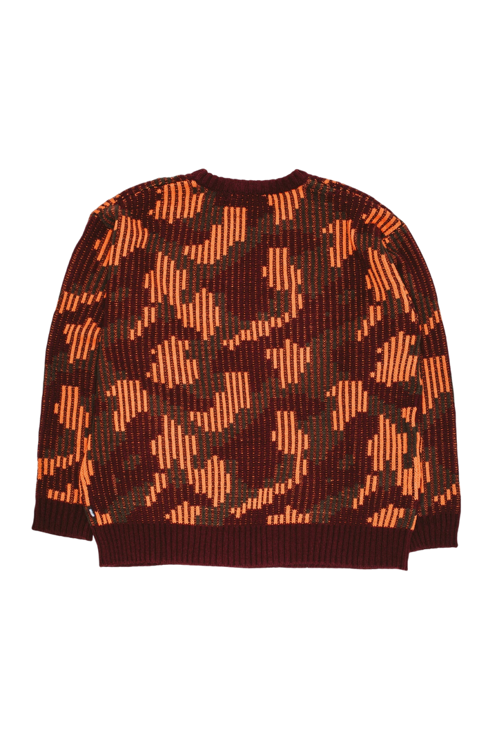 CAMO SWEATER ORANGE CAMO