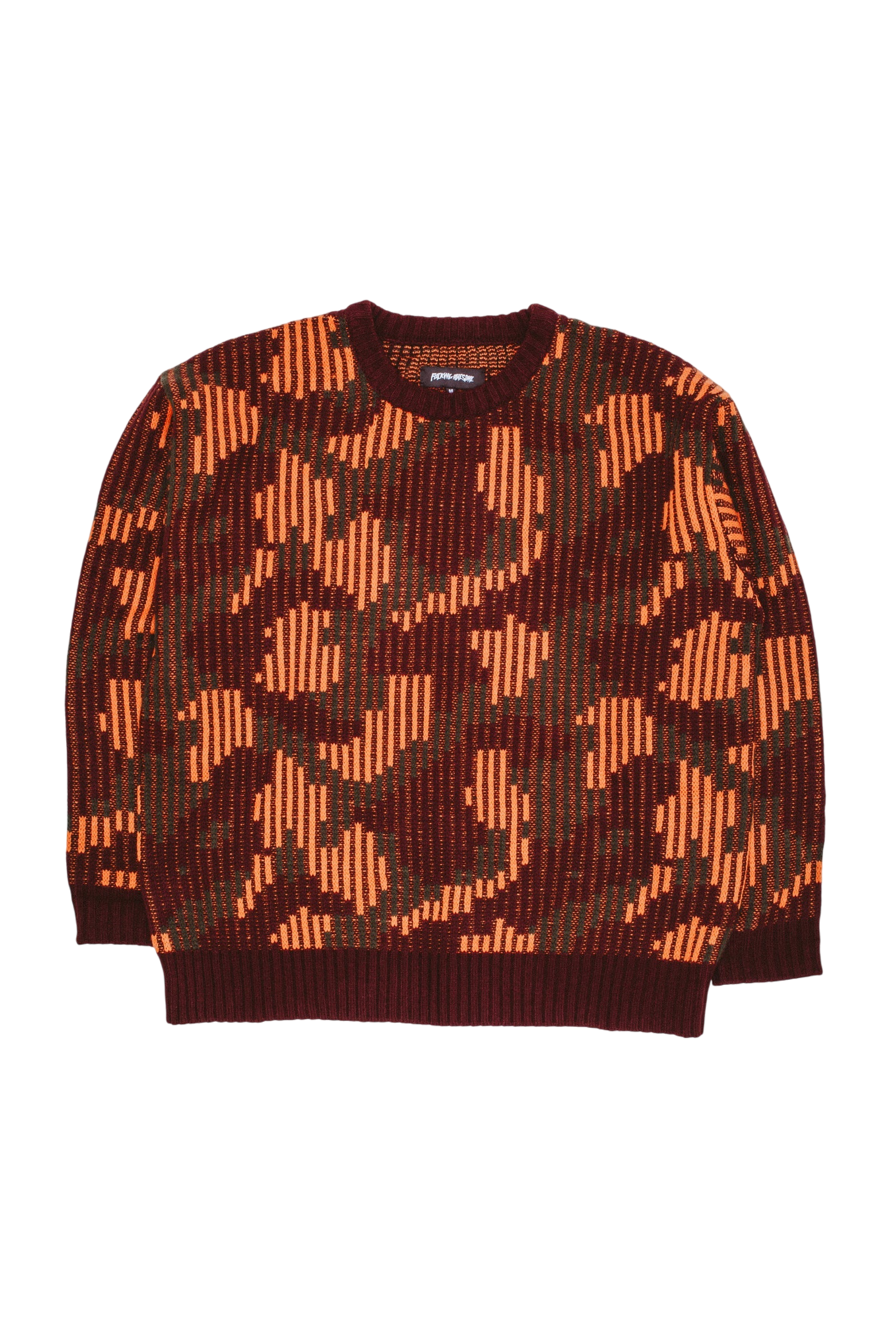 CAMO SWEATER ORANGE CAMO