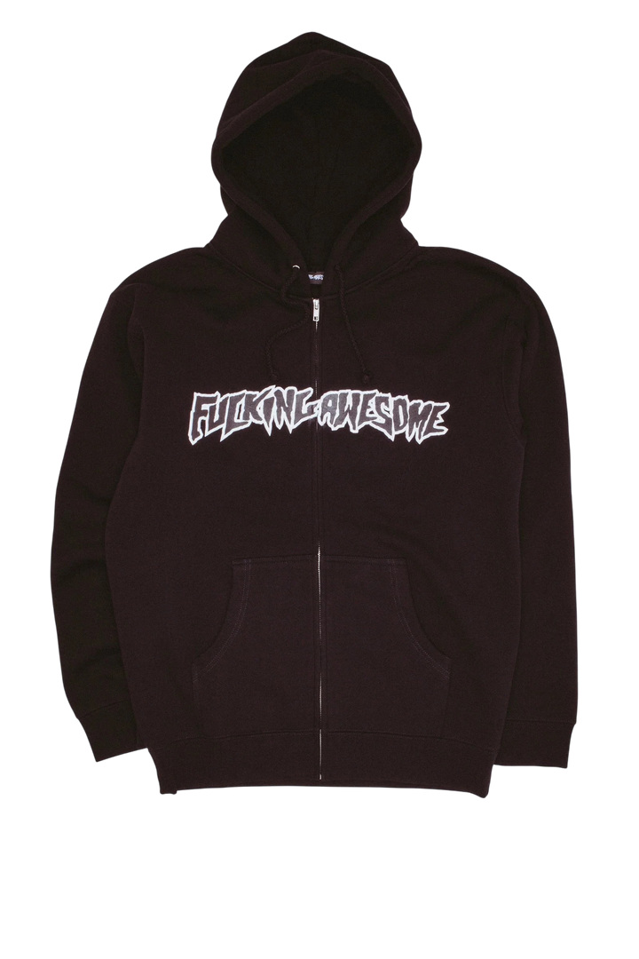 STAMP LOGO ZIP HOODIE