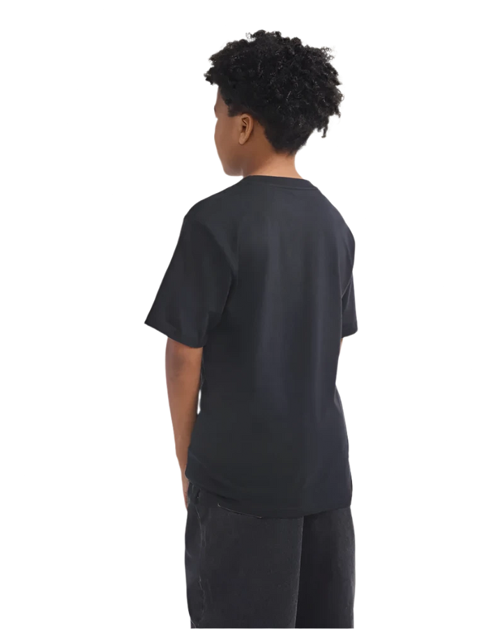 KIDS STAR CHECKER TEE BLACK