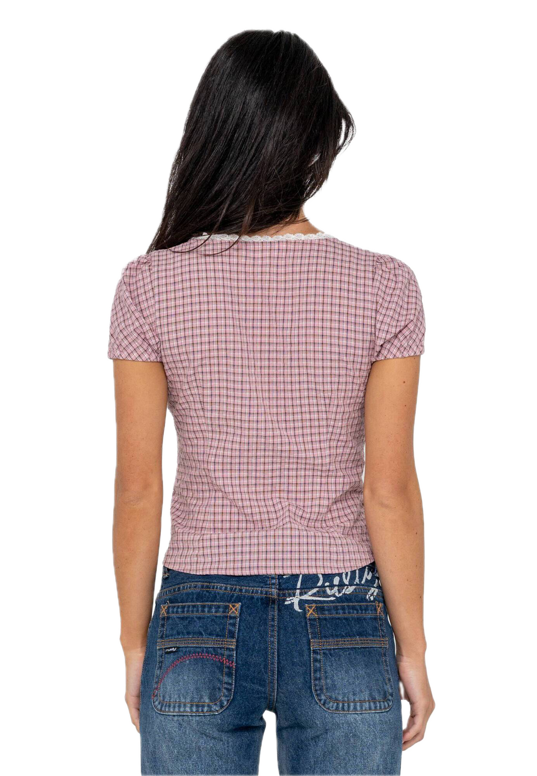 RUSTY PEGGY SUE BUTTON DOWN BLOUSE