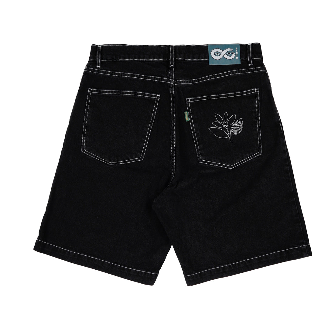 OG DENIM LONG SHORTS BLACK