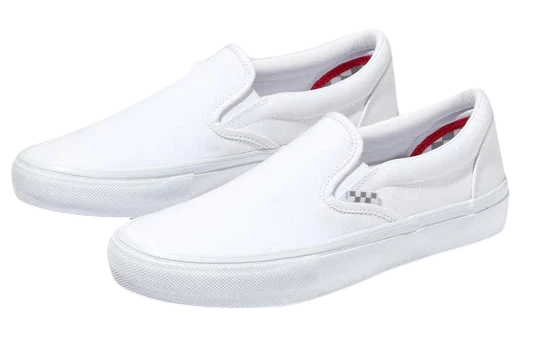 SKATE SLIP-ON TRUE WHITE