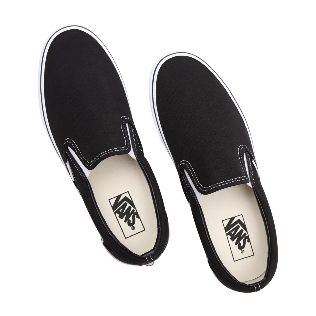 SLIP-ON BLACK/WHITE