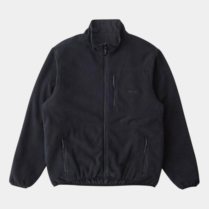 THERMAL FLEECE REVERSIBLE JACKET BLACK