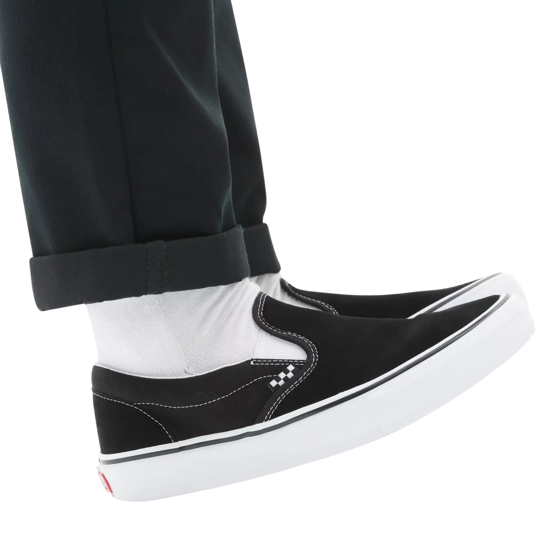 SKATE SLIP-ON BLACK WHITE