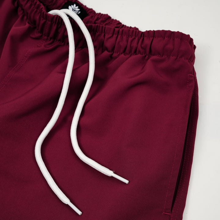 VISION SWIM SHORTS BURGUNDY