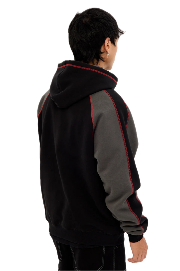 RUSTY PANEKA HOODED FLEECE BLACK