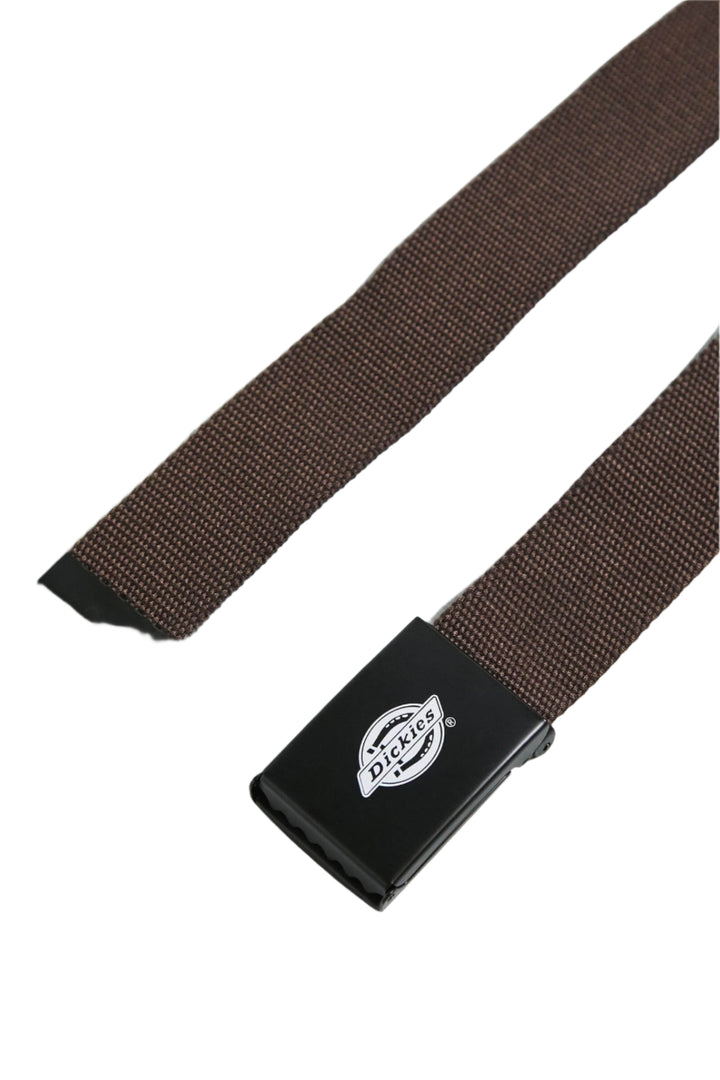 ORCUTT WEBBING BELT DARK BROWN