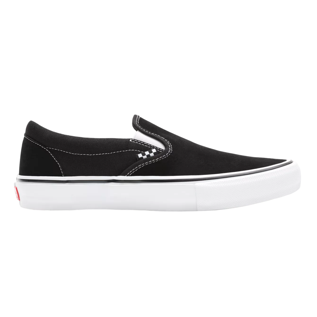 SKATE SLIP-ON BLACK WHITE