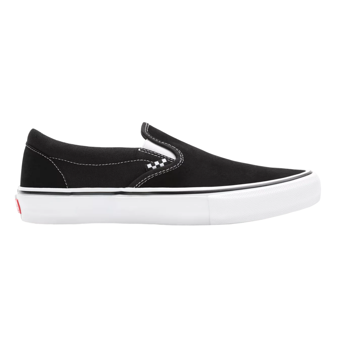 SKATE SLIP-ON BLACK WHITE