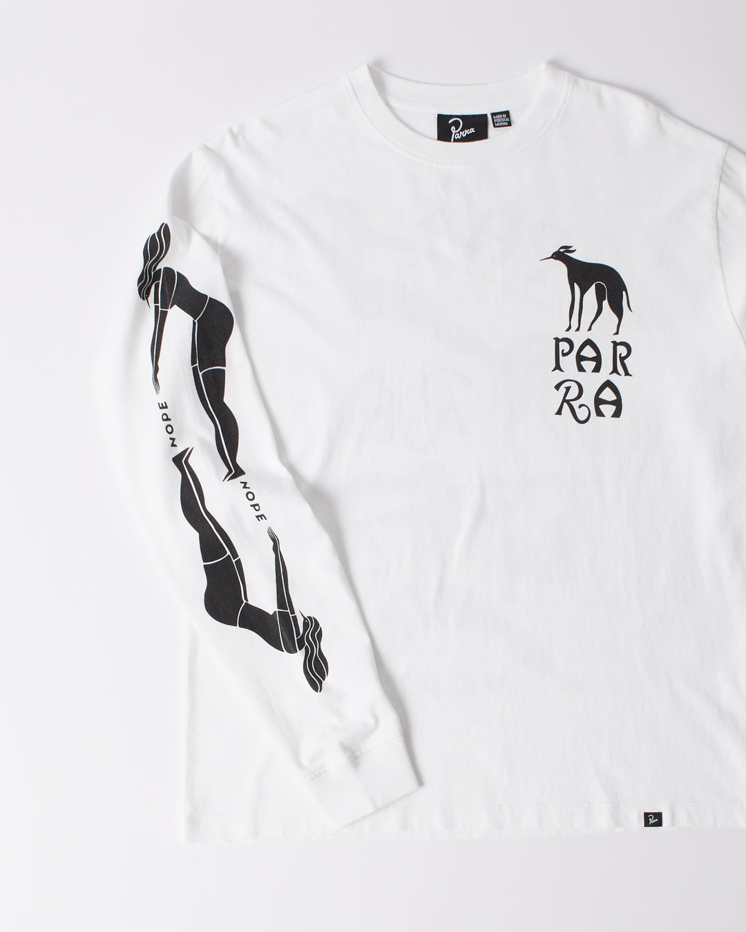 DOG TRAINING LONG SLEEVE TEE WHITE