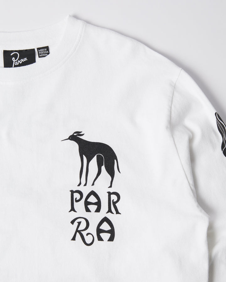 DOG TRAINING LONG SLEEVE TEE WHITE