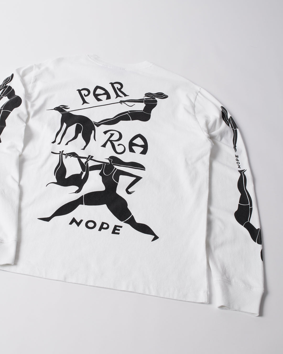 DOG TRAINING LONG SLEEVE TEE WHITE