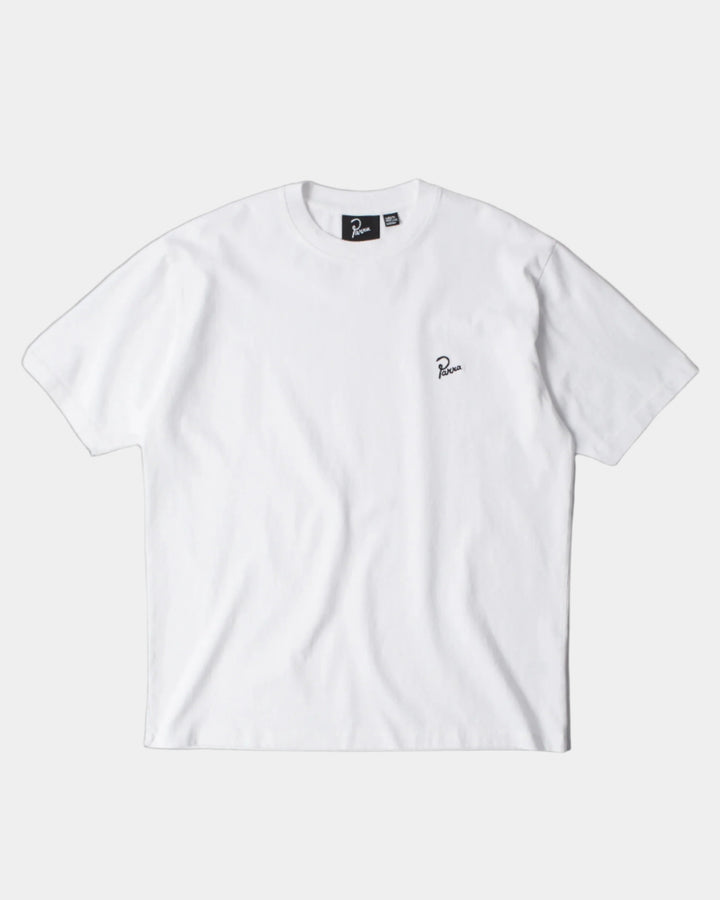 SIGNATURE TEE HEATHER WHITE