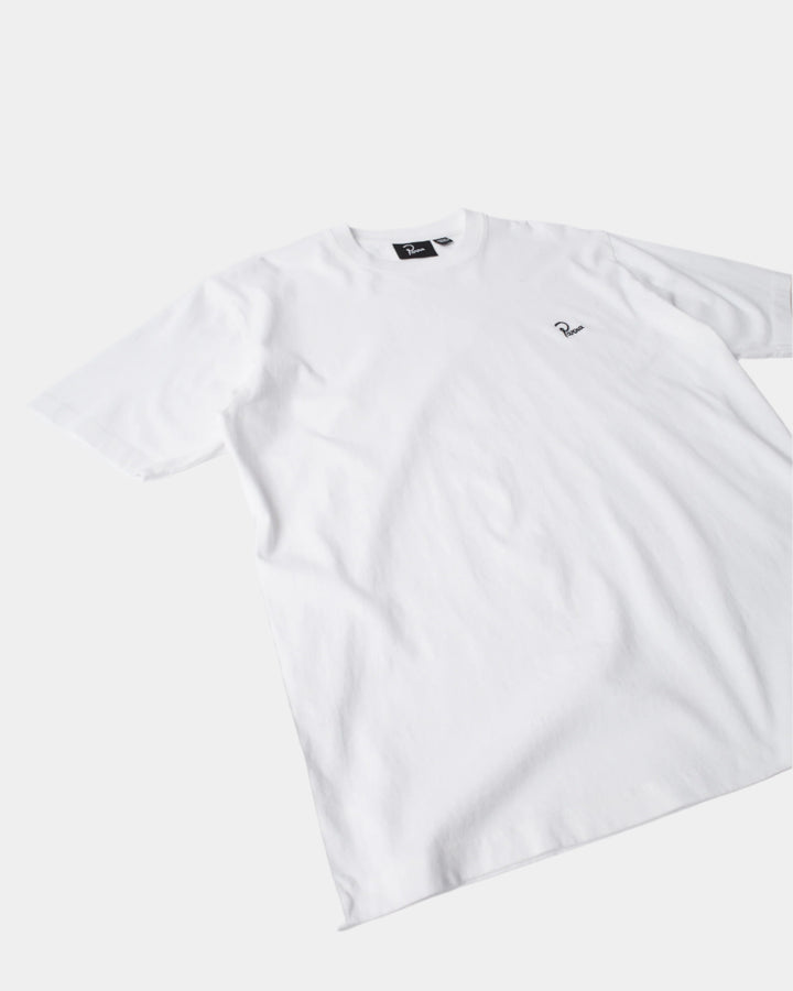 SIGNATURE TEE HEATHER WHITE
