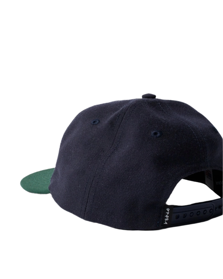WORDLE LOGO 6 PANEL CAP DARK NAVY