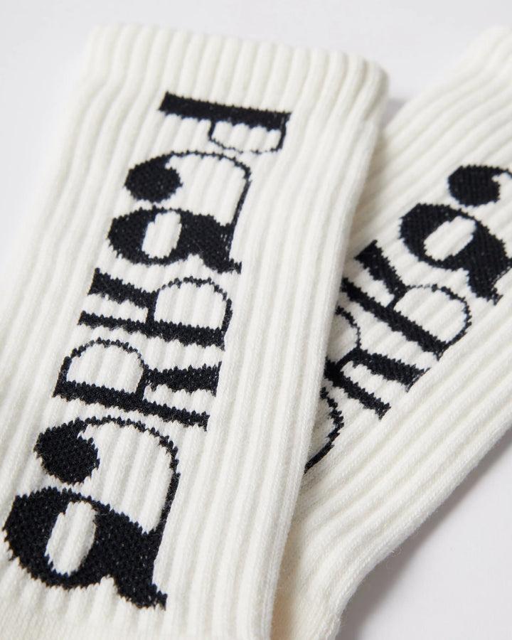 TOKYO LOGO SOCKS WHITE