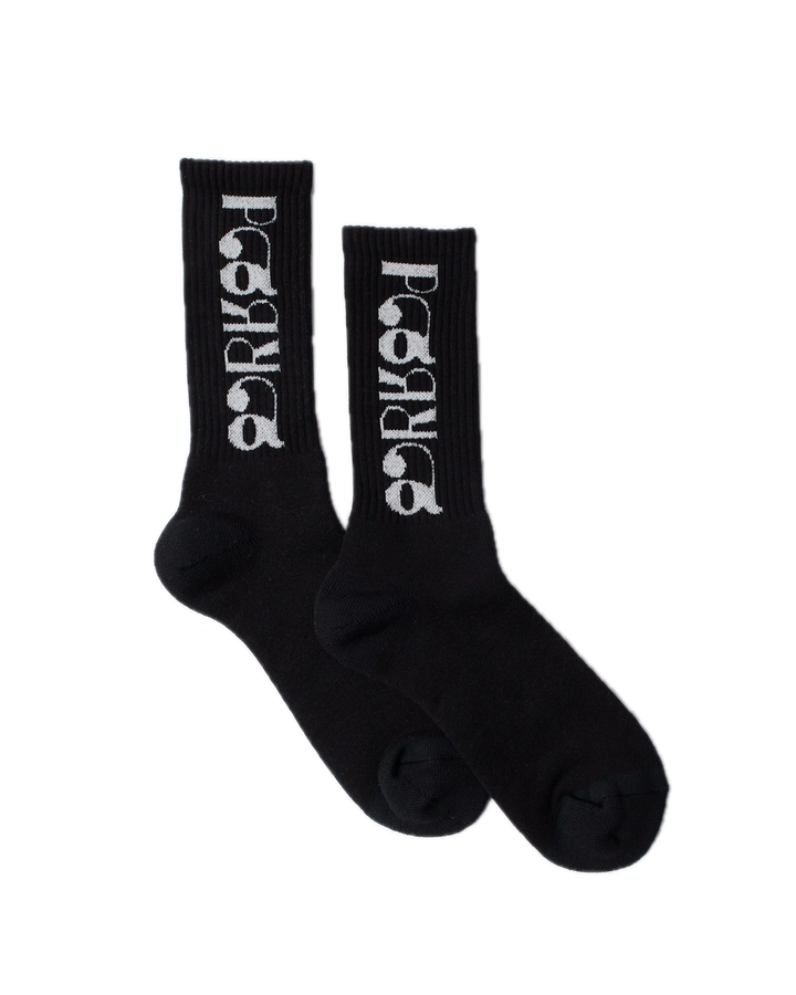 TOKYO LOGO SOCKS BLACK