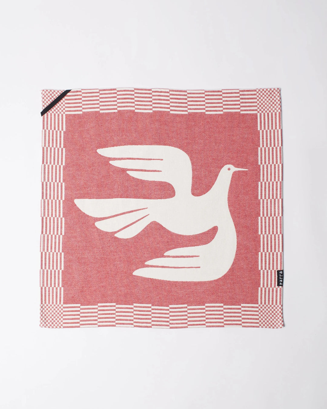 INFINITE KITCHEN BIRD TOWEL RED