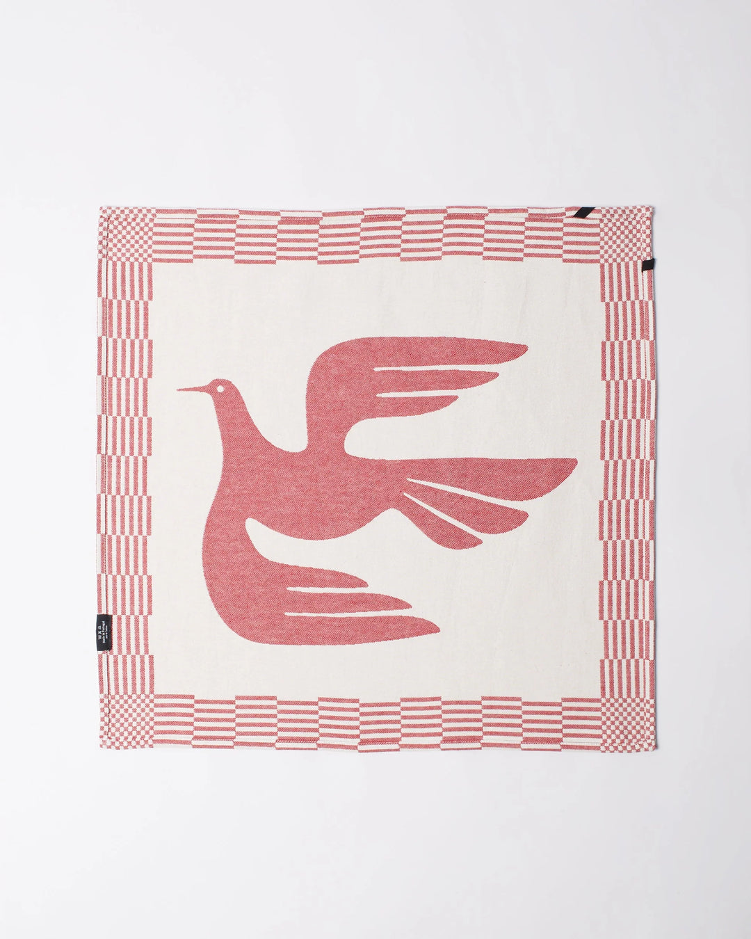 INFINITE KITCHEN BIRD TOWEL RED