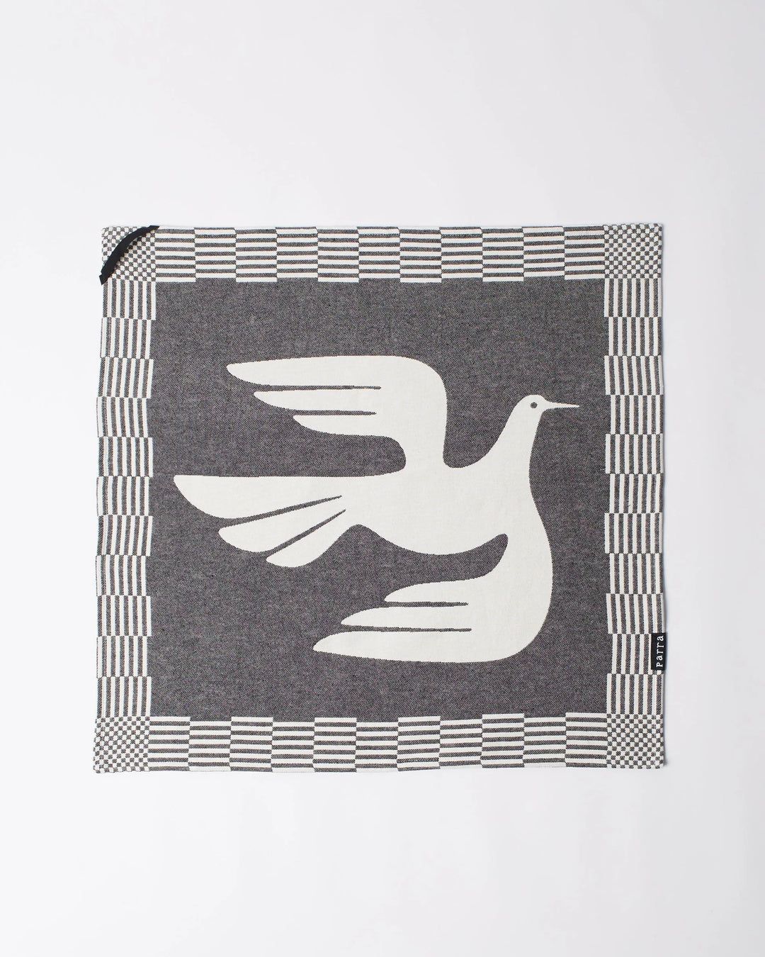 INFINITE KITCHEN BIRD TOWEL BLACK