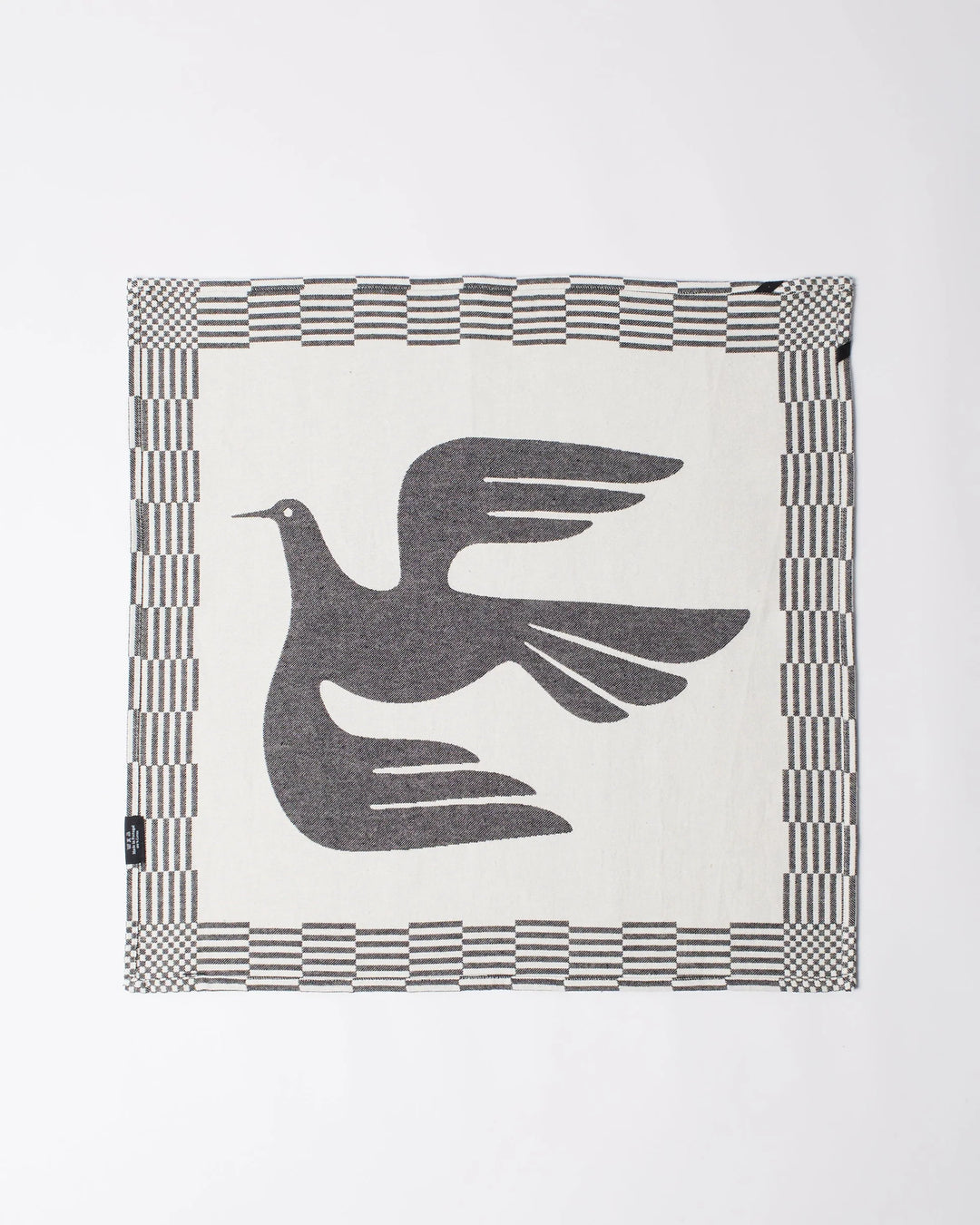 INFINITE KITCHEN BIRD TOWEL BLACK