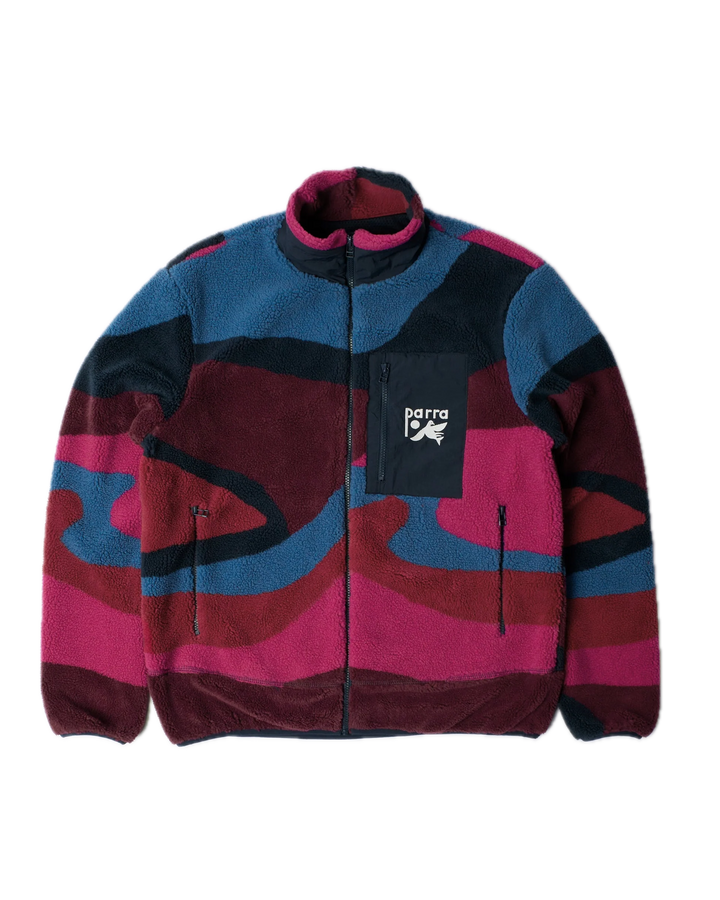 FULL FTP BOOSTER FLEECE JACKET RED