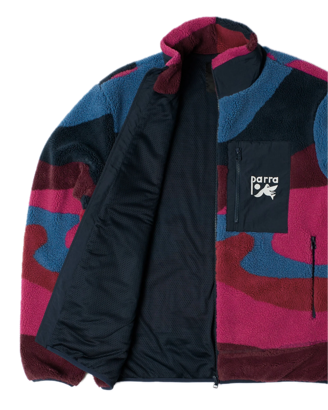 FULL FTP BOOSTER FLEECE JACKET RED