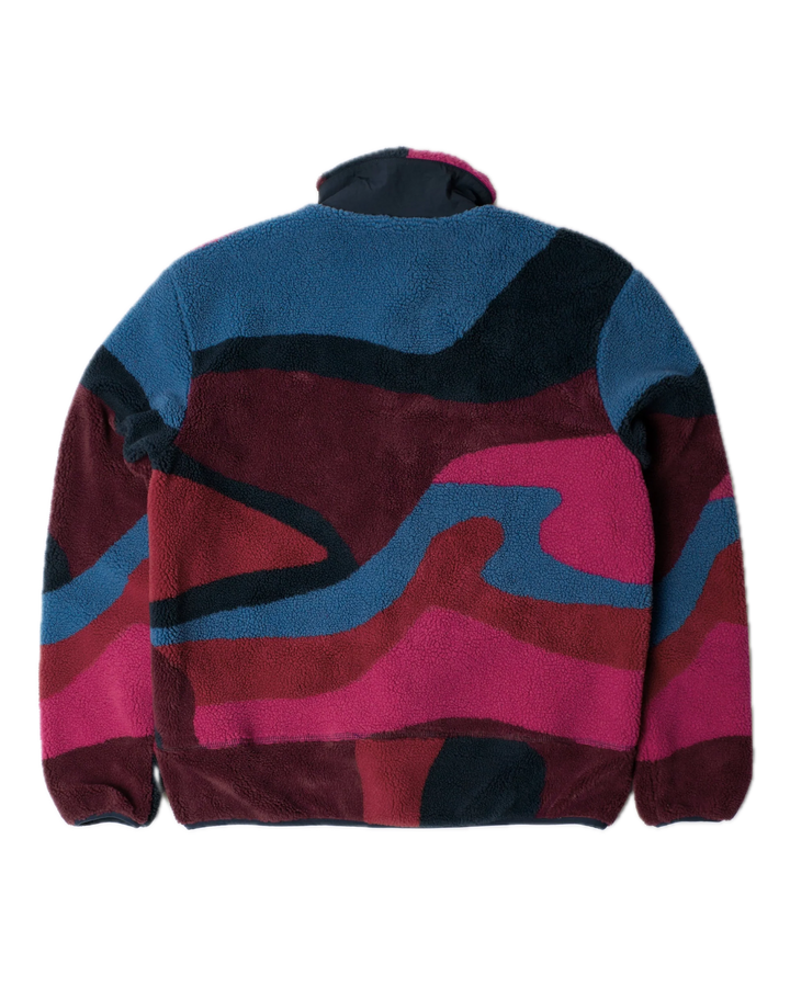 FULL FTP BOOSTER FLEECE JACKET RED