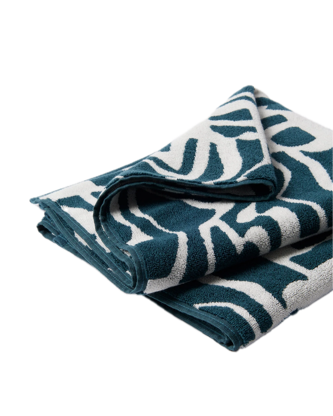 BROKEN FTP BATH TOWEL SET TEAL GREEN