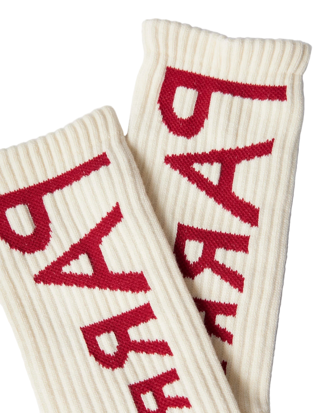 REVERSED FLAG LOGO CREW SOCKS OFF WHITE