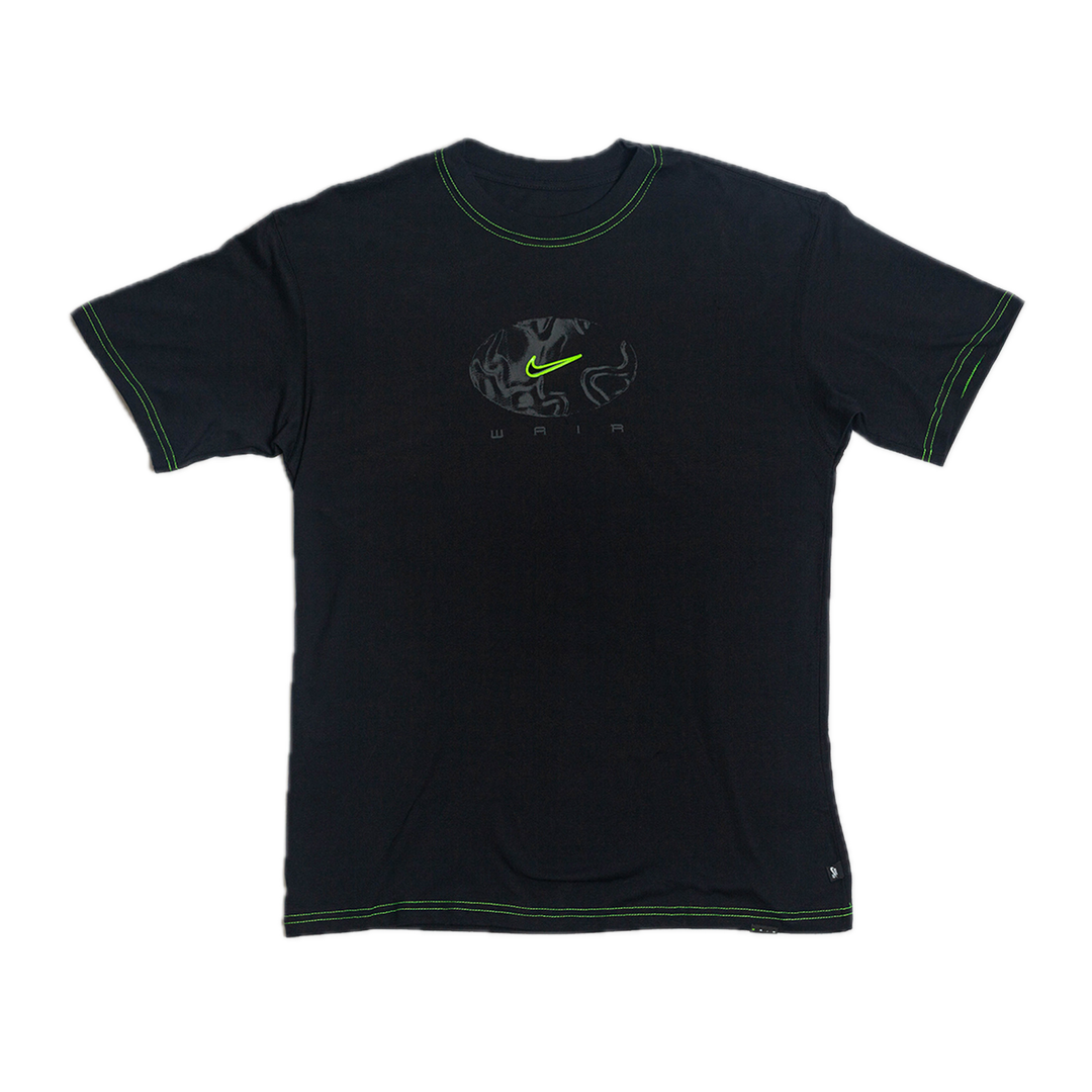 NIKE SB ISHOD WAIR NEON STITCH TEE BLACK