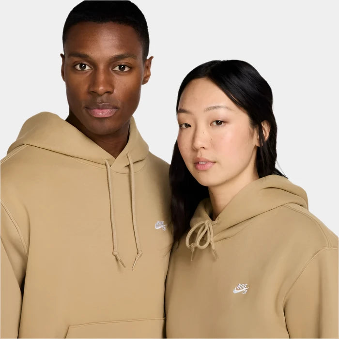 ESSENTIALS FLEECE HOODIE PARACHUTE BEIGE