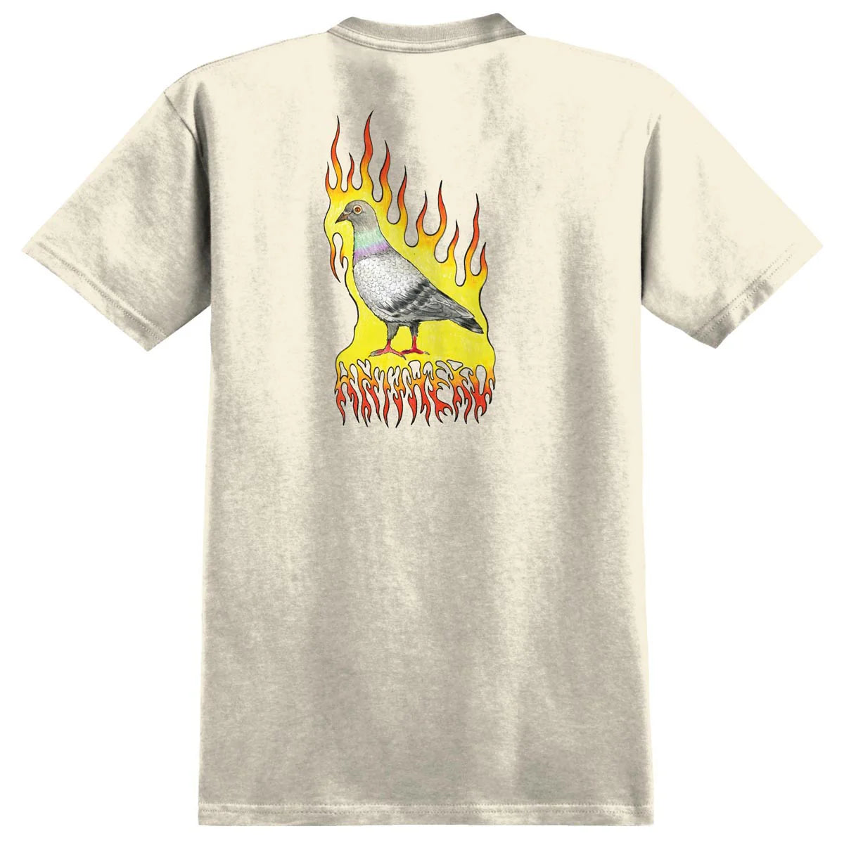 FLAME PIGEON TEE NATURAL MULTI COLOR