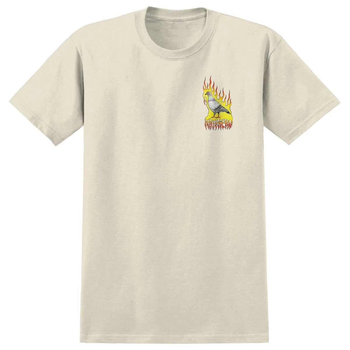 FLAME PIGEON TEE NATURAL MULTI COLOR