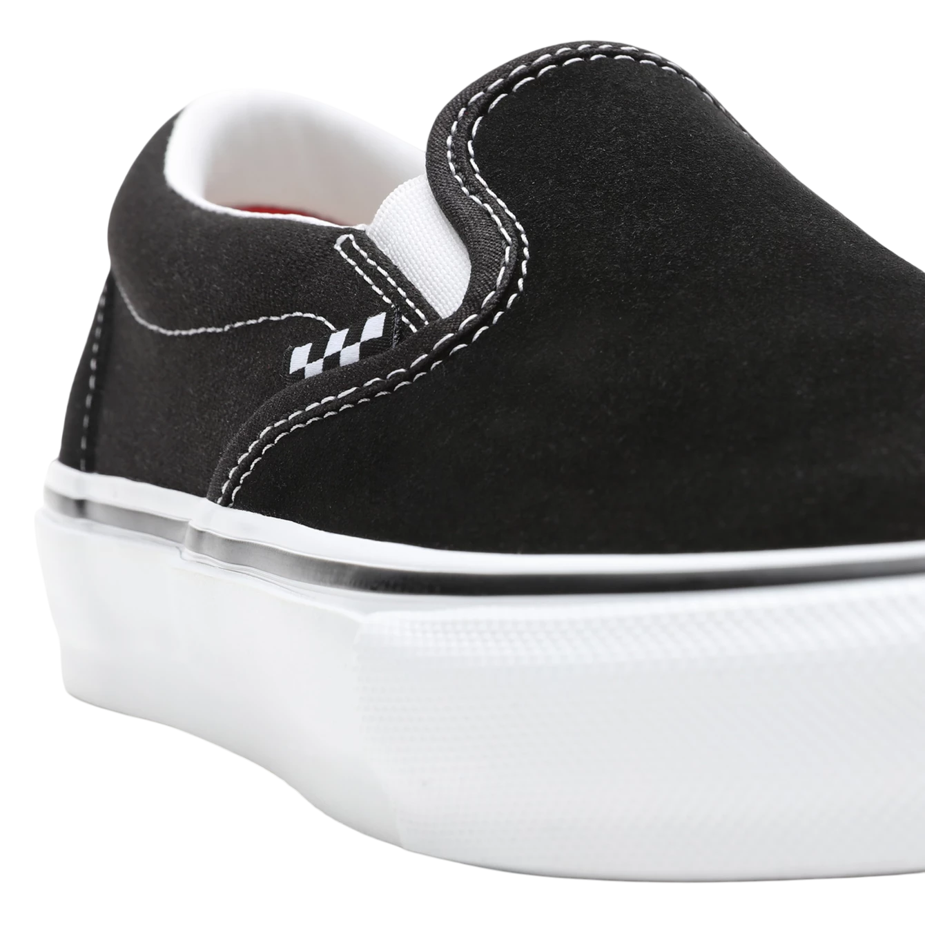 SKATE SLIP-ON BLACK WHITE