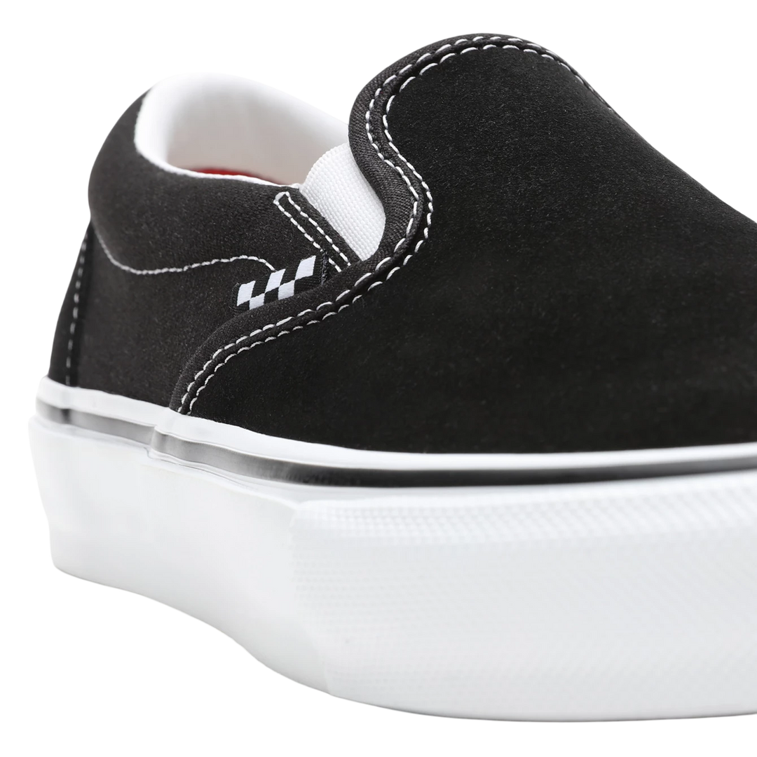 SKATE SLIP-ON BLACK WHITE