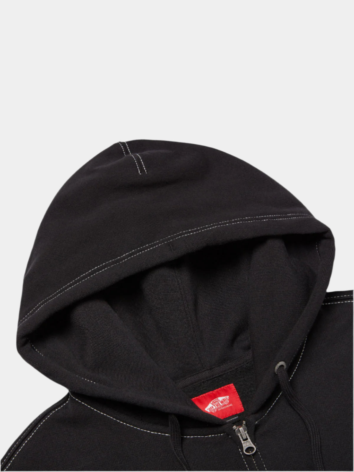 SKATE SWIRL ZIP HOODIE BLACK