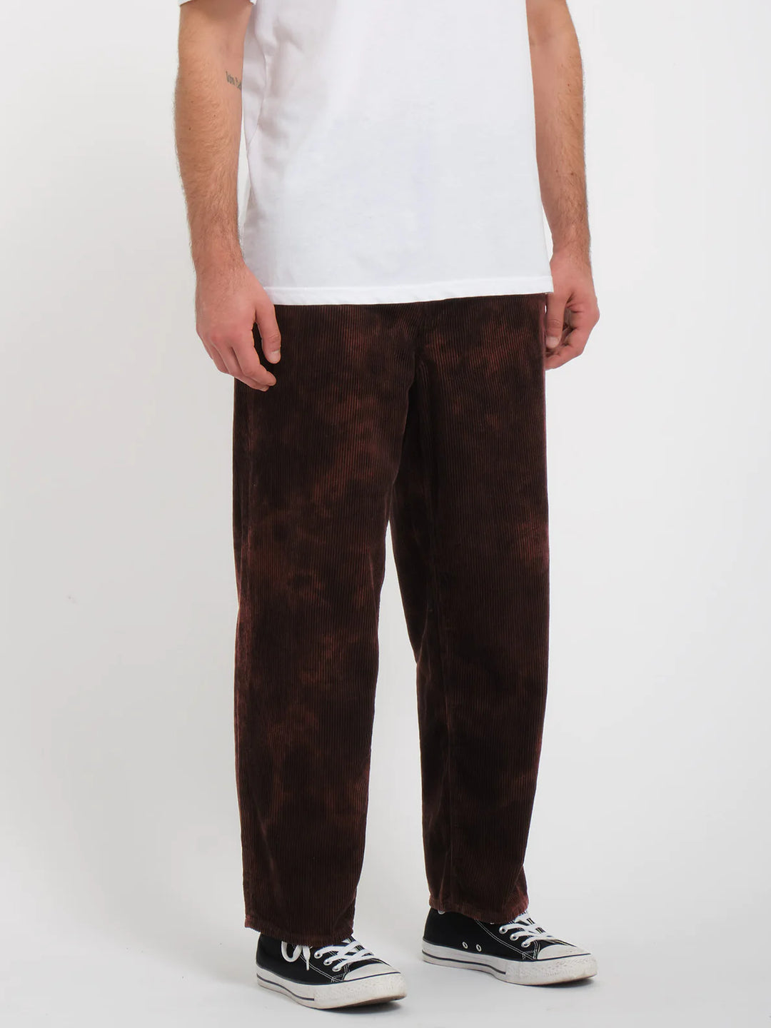 BILLOW TAPERED CORDUROY BITTER CHOCOLATE