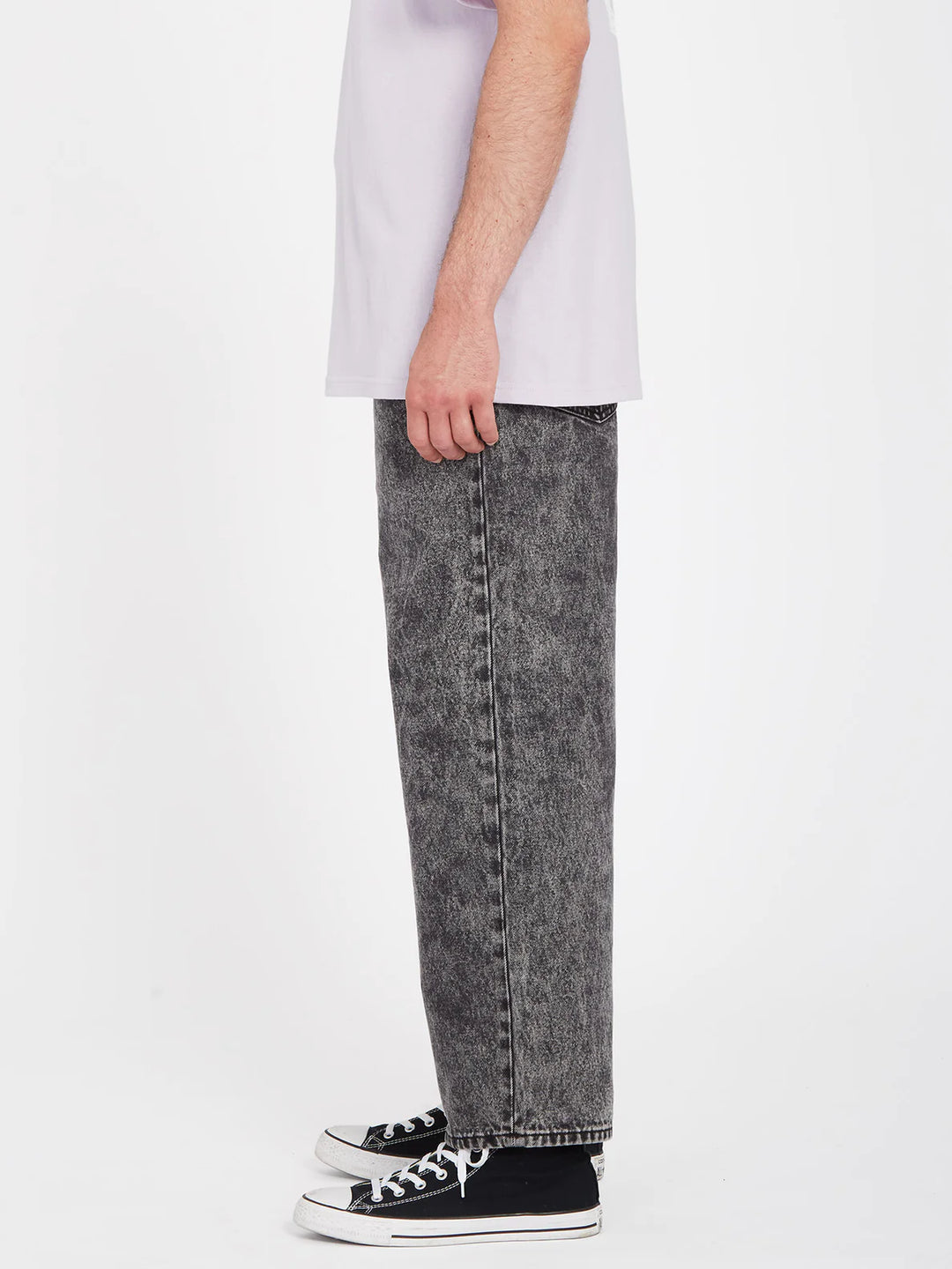 BILLOW TAPERED DENIM LIGHT ACID BLACK