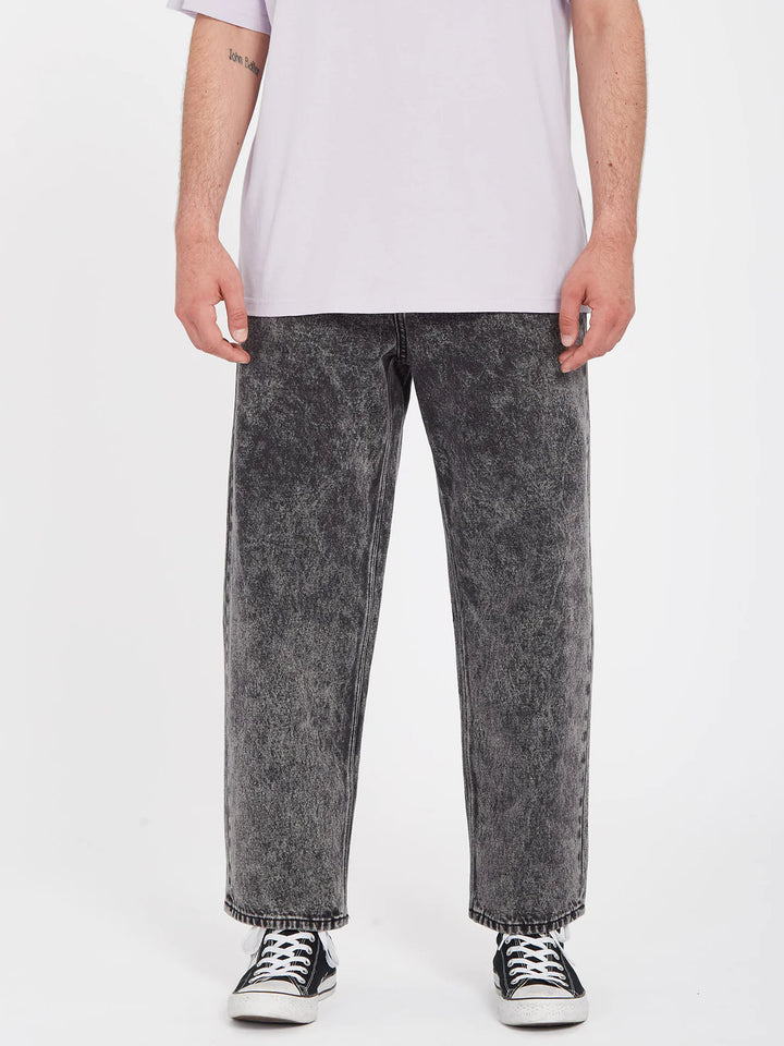 BILLOW TAPERED DENIM LIGHT ACID BLACK