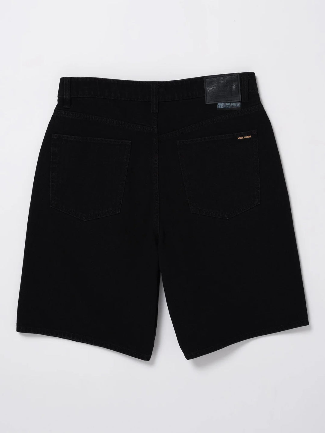 BILLOW DENIM SHORT BLACK