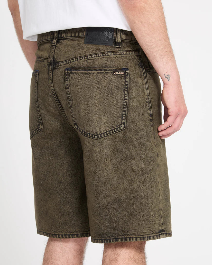 BILLOW DENIM SHORT SAGE LEAF
