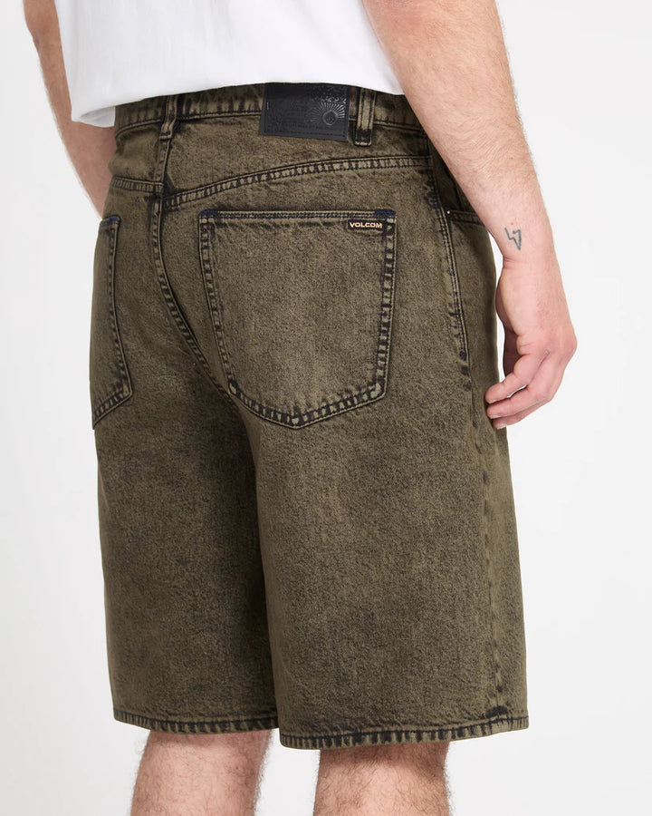 BILLOW DENIM SHORT SAGE LEAF